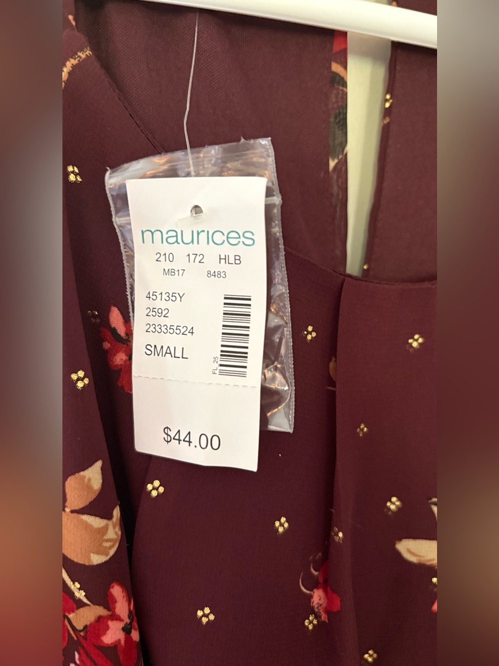 NWT Maurices Floral Dress - Picture 3 of 4